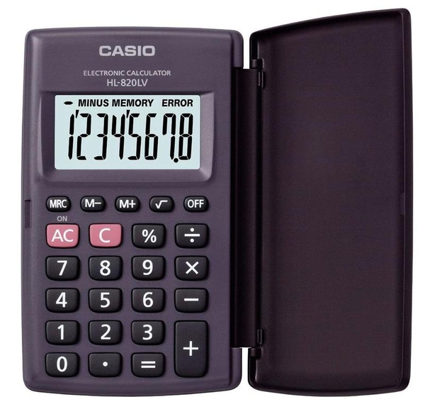 Калькулятор карманный Casio HL820LV 8-разрядный